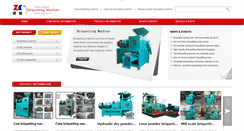 Desktop Screenshot of briquette-equipment.com