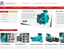 Tablet Screenshot of briquette-equipment.com